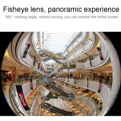 360EyeS EC10-I6 Caméra panoramique réseau HD à 360 degrés avec emplacement pour carte TF, prend en charge le contrôle via les téléphones mobiles, EC10-I6 Blanc