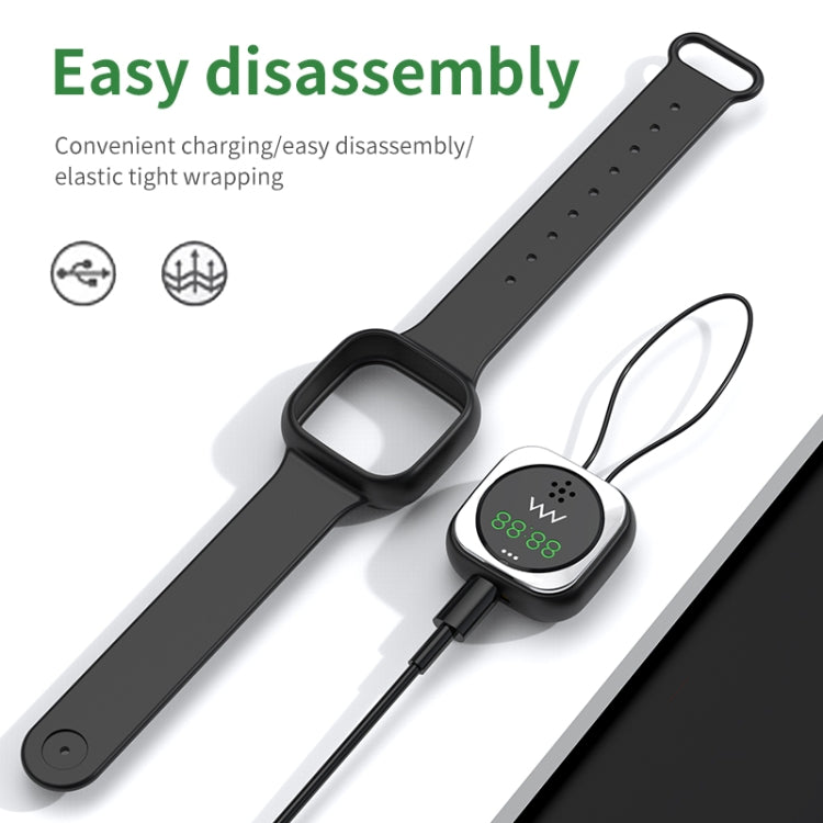 F9 Outdoor Silica Gel Mosquito Repellent Wristband with Clock, F9 (Black), F9 (White)