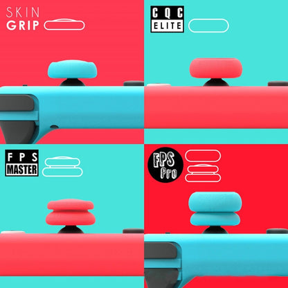 Left + Right Gamepad Rocker Cap Button Cover for Switch, For Switch(Green+Red), For Switch(Red), For Switch(Black), For Switch(Blue + Magenta)