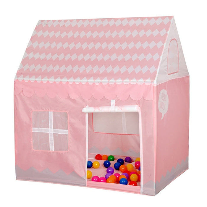 Tente de jeu enfant pour la maison, petite maison de jeu d'impression avec tapis, avec tapis (rose clair), avec tapis (noir et blanc), avec tapis (rose)