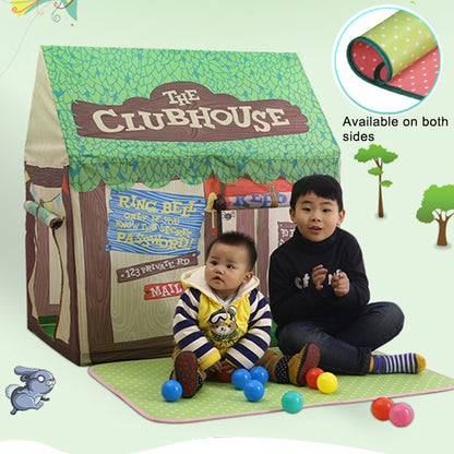 Tente de jeu enfant pour la maison, petite maison de jeu d'impression avec tapis, avec tapis (rose clair), avec tapis (noir et blanc), avec tapis (rose)