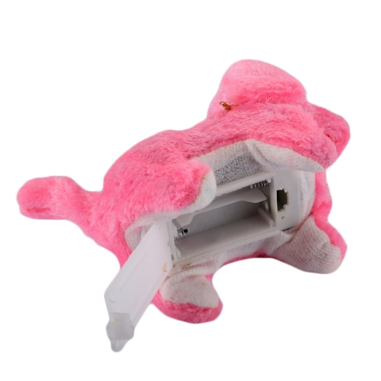 2 PCS Plush Puppy Electric Toys Can Will Move Forward / Will Backwards / Sounding and Luminous Eyes, Random Color Delivery, Multi-color