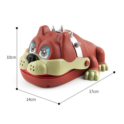 Dessin animé créatif en forme de chien mordant la main, jouets farces fantaisie, forme de chien