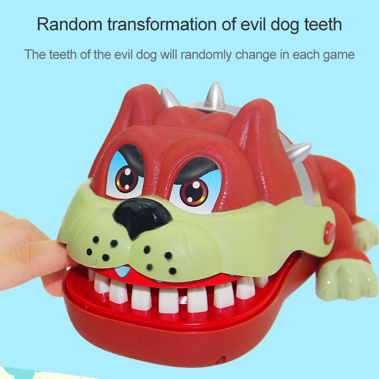 Dessin animé créatif en forme de chien mordant la main, jouets farces fantaisie, forme de chien