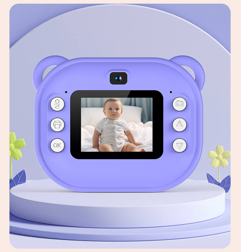 New Children's Polaroid Printing Camera High Definition Dual Lens Can Take Pictures and Videos Toy Gift Box Delivery