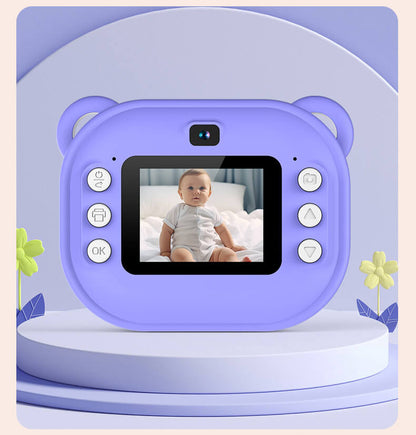 New Children's Polaroid Printing Camera High Definition Dual Lens Can Take Pictures and Videos Toy Gift Box Delivery