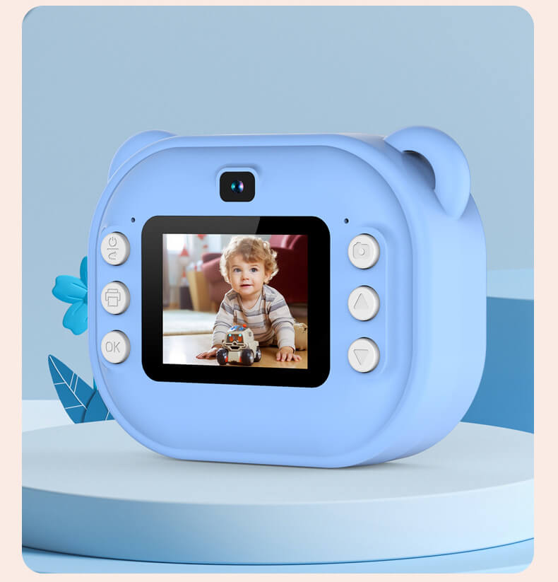 New Children's Polaroid Printing Camera High Definition Dual Lens Can Take Pictures and Videos Toy Gift Box Delivery