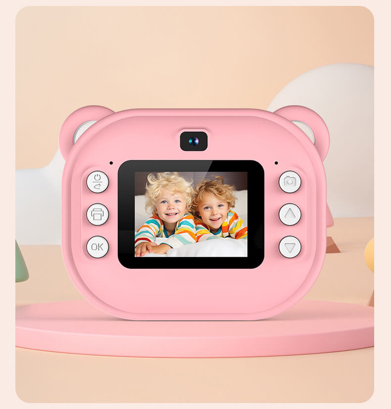 New Children's Polaroid Printing Camera High Definition Dual Lens Can Take Pictures and Videos Toy Gift Box Delivery