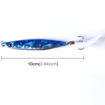 HENGJIA 7 PCS Metal Lures Iron Fishing Lures Bait, 8cm/40g