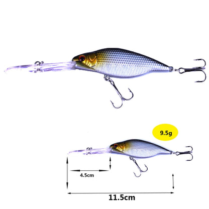 HENGJIA 5 PCS/Kit Popular Fishing Lures Bait Bionic Kit, Mix001