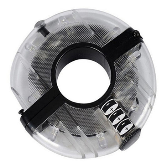 A108 Bicycle Decor Waterproof Flower Drum Lamp Dazzle Warning Lamp, Size: 9.5*1.7cm, A108 Warning Lamp