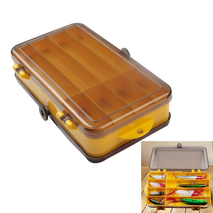 Boîte à Leurres Portable d'Extérieur, Boîte de Rangement Double-Face en Plastique Transparent, Taille : 18 x 10 x 5cm