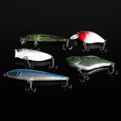 101 PCS Fishing Bait Lure Kit Fishing Tackle