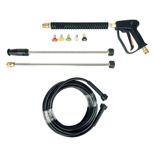 Pistolet pulvérisateur haute pression de 3000 PSI pour nettoyeur haute pression de voiture avec 2 lances d'extension et 5 buses, 3000 PSI