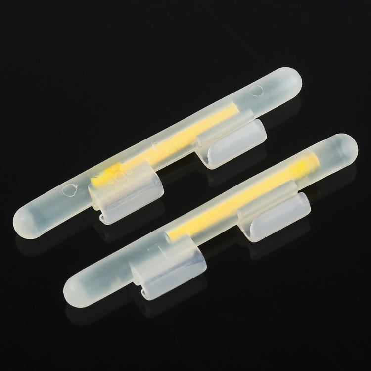 5 Packs OCEAN SUN Clip-On Luminous Float Night Fishing Light Stick, L, Fits Rod Tip 2.7-3.2mm, Clip-On, L