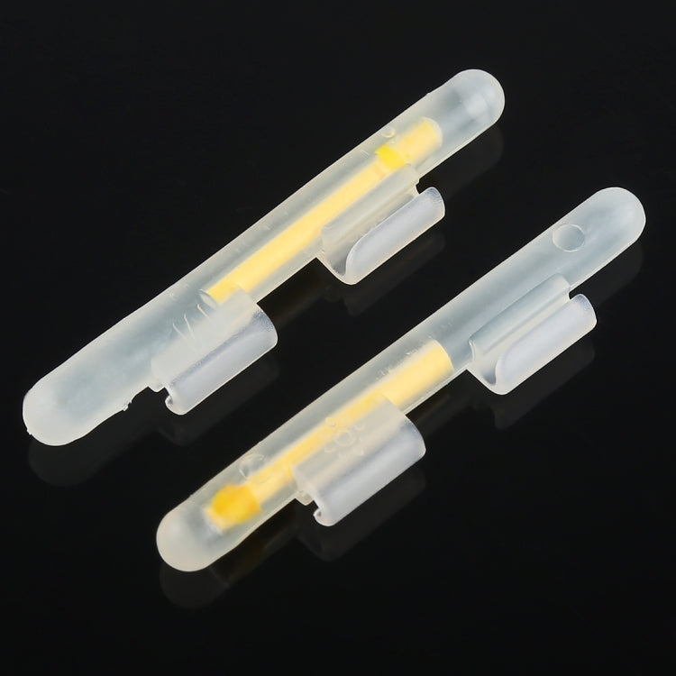 5 paquets OCEAN SUN Flotteur Lumineux Clip-On Bâton Lumineux de Pêche de Nuit, M, Convient aux Cannes de 2.0-2.6mm, Clip-On, M