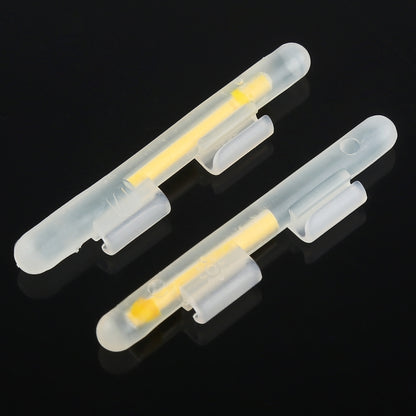 5 paquets OCEAN SUN Flotteur Lumineux Clip-On Bâton Lumineux de Pêche de Nuit, M, Convient aux Cannes de 2.0-2.6mm, Clip-On, M