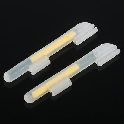 5 paquets OCEAN SUN Flotteur Lumineux Clip-On Bâton Lumineux Pêche de Nuit, S, Convient pour Canne Pointe 1.5-1.9mm, Clip-On, S