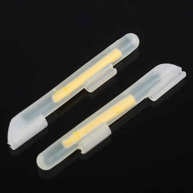5 Packs OCEAN SUN Clip-On Luminous Float Night Fishing Light Stick, SS, Fits Rod Tip 0.6-1.4mm, Clip-On, SS