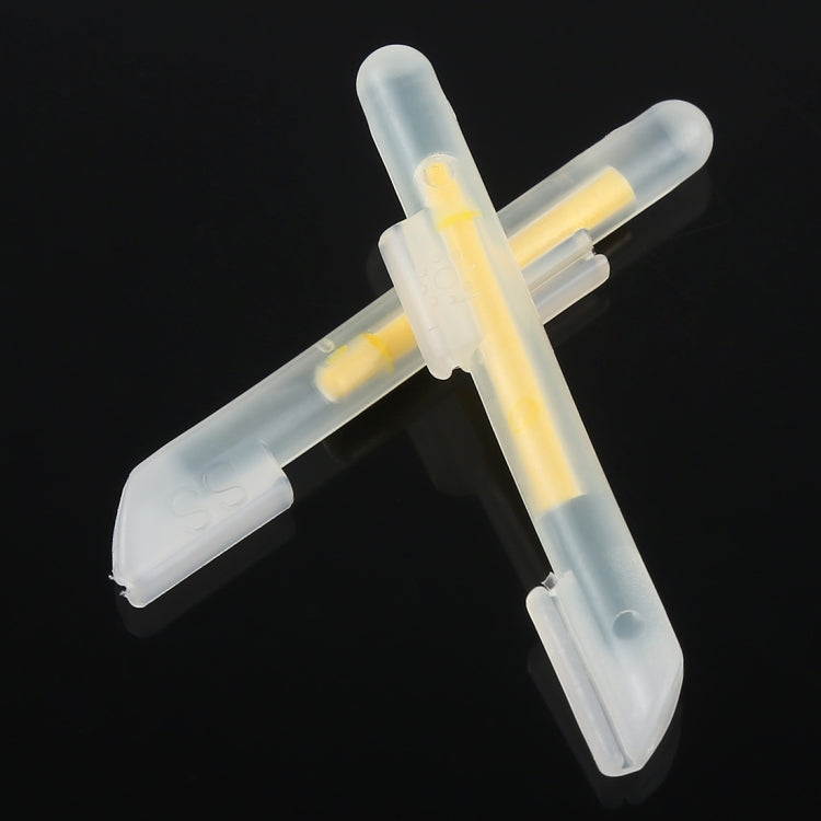 5 Packs OCEAN SUN Clip-On Luminous Float Night Fishing Light Stick, SS, Fits Rod Tip 0.6-1.4mm, Clip-On, SS