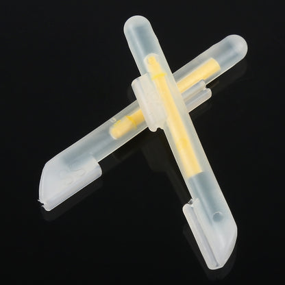 5 Packs OCEAN SUN Clip-On Luminous Float Night Fishing Light Stick, SS, Fits Rod Tip 0.6-1.4mm, Clip-On, SS
