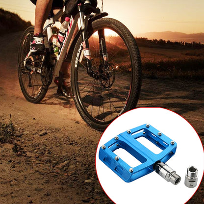 QL1 Une paire d'élargisseurs de pédale de vélo en acier, entretoises de pédale de vélo pour pédales filetées de 9/16 pouces