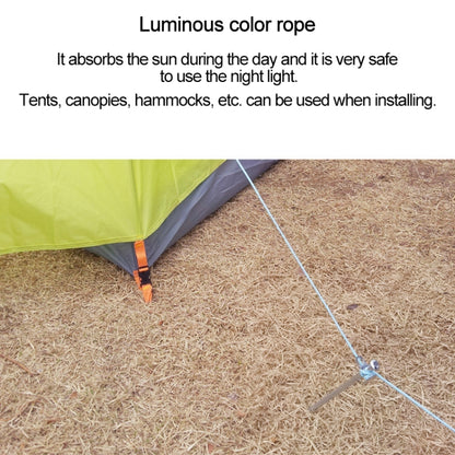 Corde d'escalade fluorescente pour camping en extérieur, tente de sauvetage, 9 brins en nylon et polyester, pleine lumière, 20 m orange, 20 m rose, 20 m vert, 20 m bleu, 20 m blanc, 20 m jaune