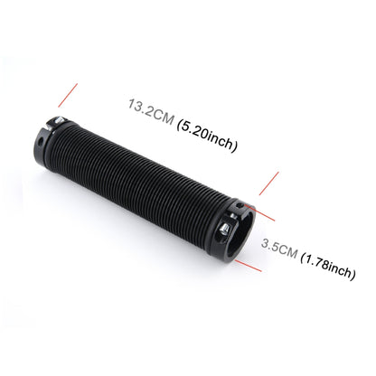 1 Pair AG15 Bicycle MTB Bike Lock-on Rubber Handlebar Grips, AG15