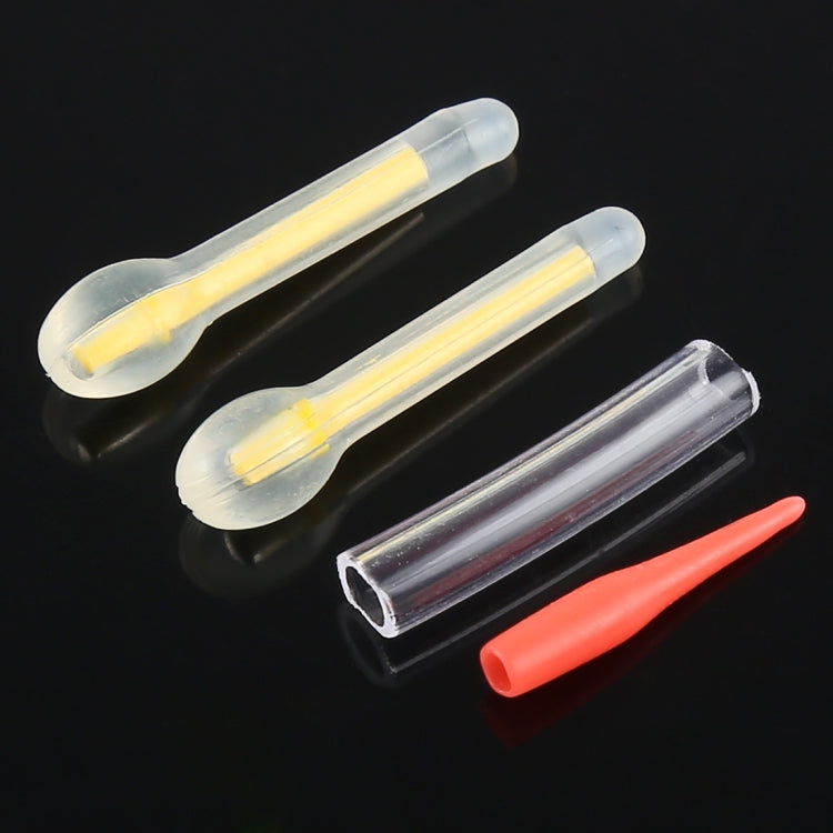 10 paquets de bâtons lumineux de pêche de nuit OCEAN SUN en forme d'ampoule, visibilité : 25 m, taille : 3,0 x 25 mm, forme d'ampoule, visibilité : 25 m