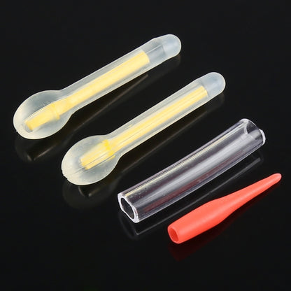 10 paquets de bâtons lumineux de pêche de nuit OCEAN SUN en forme d'ampoule, visibilité : 25 m, taille : 3,0 x 25 mm, forme d'ampoule, visibilité : 25 m