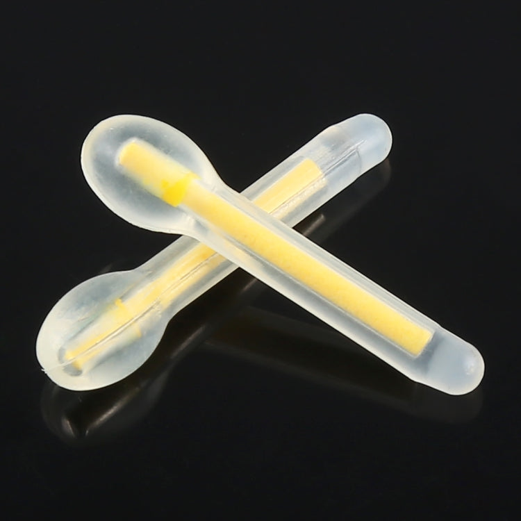 10 paquets de bâtons lumineux de pêche de nuit OCEAN SUN en forme d'ampoule, visibilité : 25 m, taille : 3,0 x 25 mm, forme d'ampoule, visibilité : 25 m
