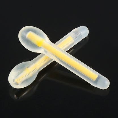 10 paquets de bâtons lumineux de pêche de nuit OCEAN SUN en forme d'ampoule, visibilité : 25 m, taille : 3,0 x 25 mm, forme d'ampoule, visibilité : 25 m