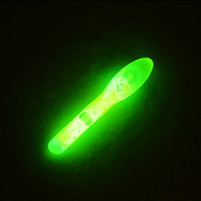 10 Packs OCEAN SUN Bulb Shape Luminous Float Night Fishing Light Stick, Visibility: 50m, Size: 4.5 x 37mm, Bulb Shape, Visibility: 50m