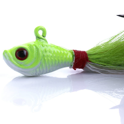HENGJIA Leurre de pêche artificiel 7cm/25g avec hameçons triples plombés