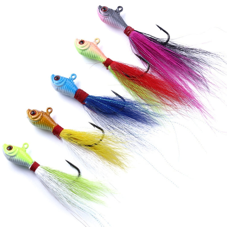 HENGJIA Leurre de pêche artificiel 7cm/25g avec hameçons triples plombés