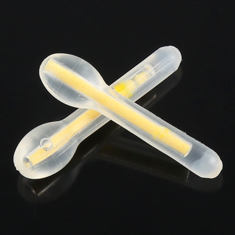 10 Packs Bulb Shape Luminous Float Night Fishing Light Stick, Visibility: 30m, Size: 3.0 x 25mm, Bulb Shape, Visibility: 30m
