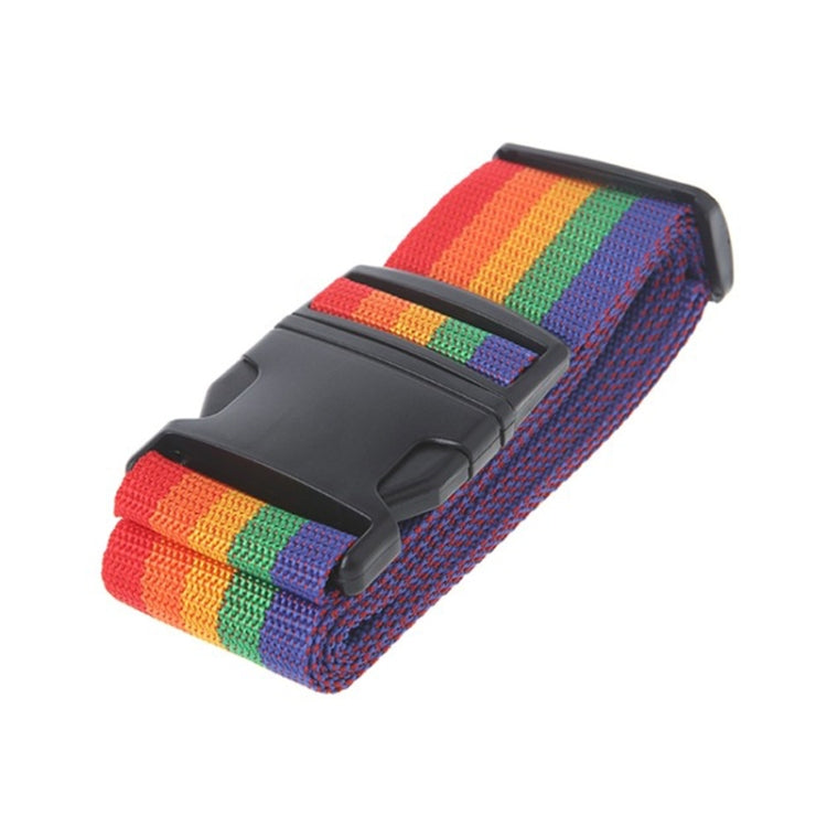 Cross Rainbow Elastic Telescopic Bag Bungee Luggage Packing Belt Travel Luggage Fixed Strap