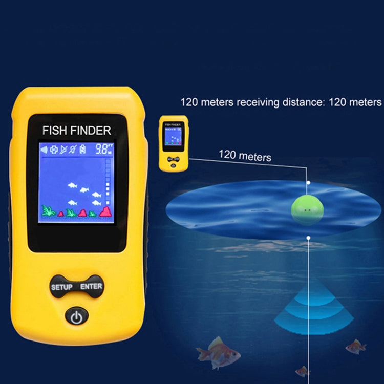 Sondeur portable sans fil TL86 avec écran couleur, TL86