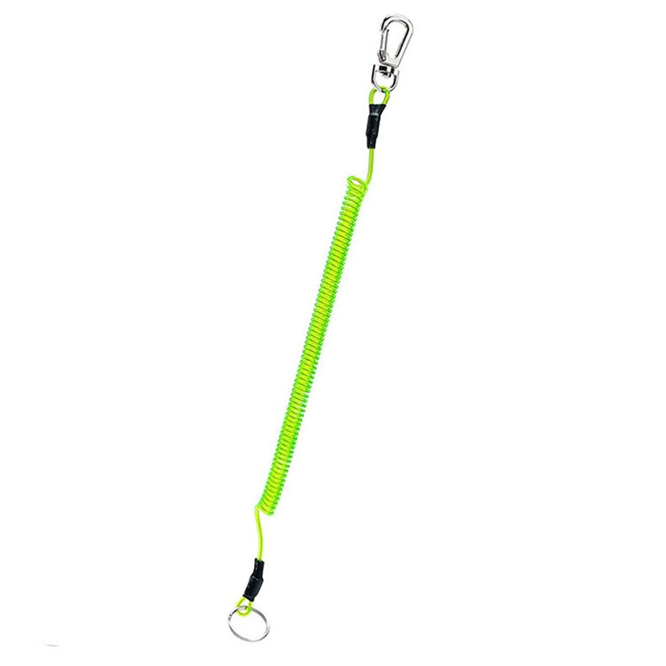 Porte-clés multifonctionnel anti-perte d'extérieur en TPU avec cordon à ressort, longueur : 32 cm, porte-clés anti-perte (transparent), porte-clés anti-perte (gris), porte-clés anti-perte (vert)