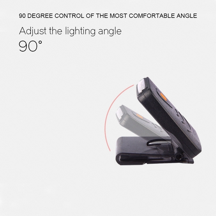 Lampe frontale portable à LED infrarouge rechargeable à clip pour casquette de pêche, camping, randonnée