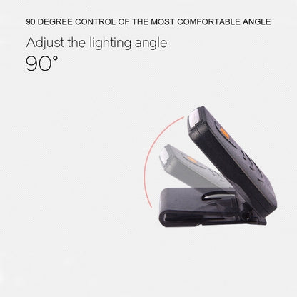 Lampe frontale portable à LED infrarouge rechargeable à clip pour casquette de pêche, camping, randonnée