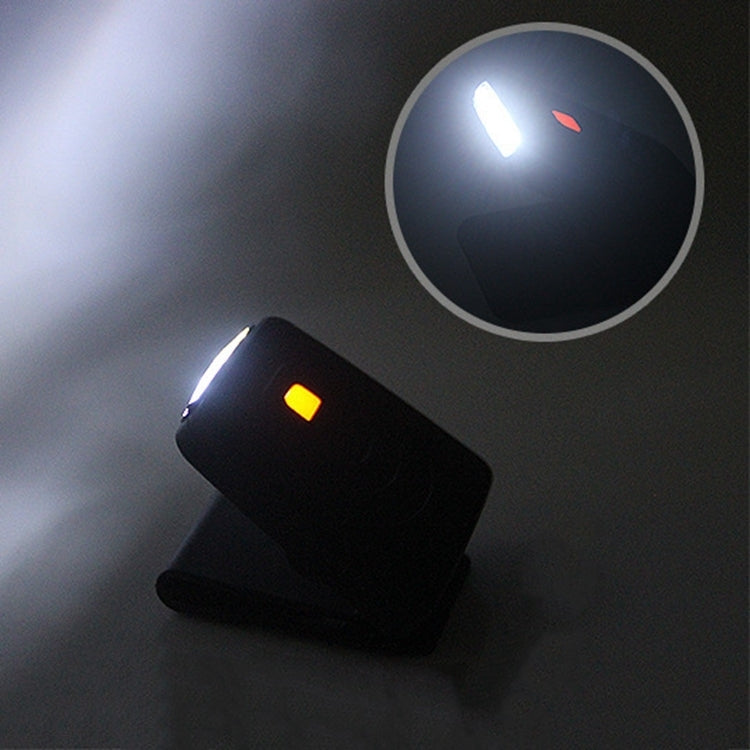 Lampe frontale portable à LED infrarouge rechargeable à clip pour casquette de pêche, camping, randonnée