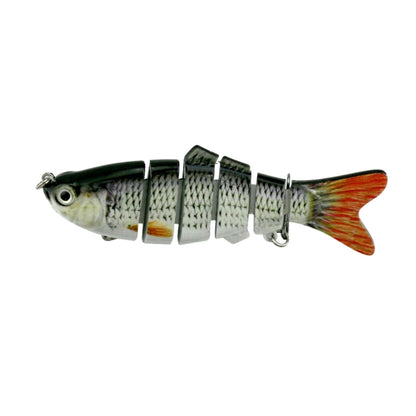 HENGJIA JM020 10cm 18g Leurre dur en plastique multi-sections avec hameçon triple, livraison couleur aléatoire, JM020 10cm