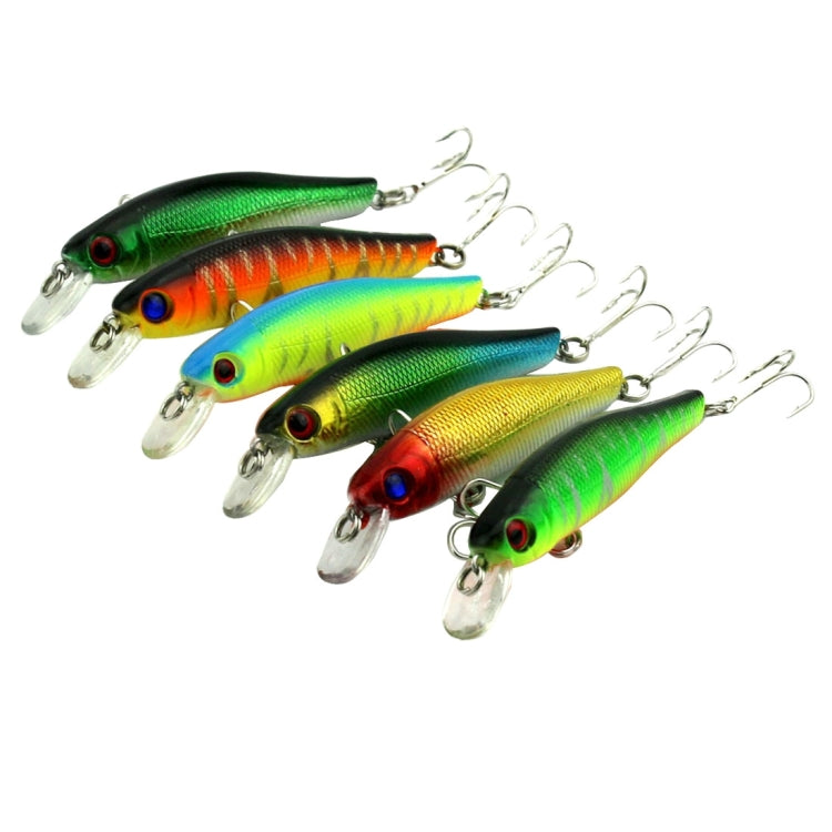 HENGJIA Lot de 6 Leurres Durs Artificiels Type Minnow, 8,5cm 8,9g, pour la Pêche, 6 PIÈCES 8,5cm 8,9g