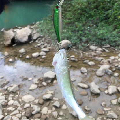 HENGJIA Lot de 6 Leurres Durs Artificiels Type Minnow, 8,5cm 8,9g, pour la Pêche, 6 PIÈCES 8,5cm 8,9g