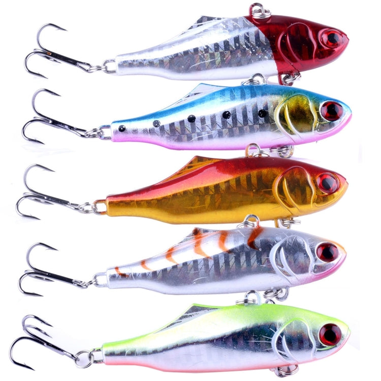 HENGJIA 5 Pcs 7cm 24g, Leurre dur en plastique, complet pour couches de nage, Ensemble d'appâts de pêche, 5 Pcs 7cm 24g
