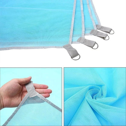 Sand Free Mat Lightweight Foldable Outdoor Picnic Mattress Camping Cushion Beach Mat, Size: 2x2m, 2 x 2m(Pink), 2 x 2m(Green), 200x200m Blue