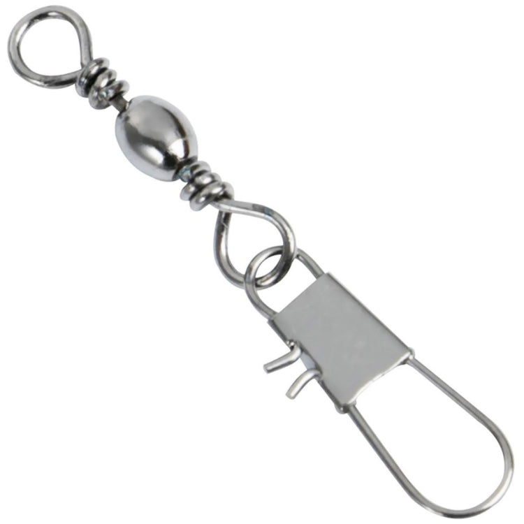 20 pièces émerillons baril 8# 3,5 cm avec anneau de sécurité à agrafe pour la pêche, 20 pièces 8# 3,5 cm