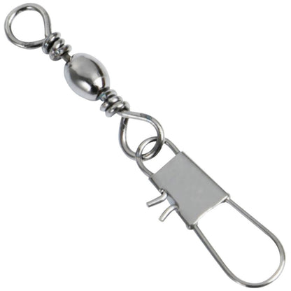 20 pièces émerillons baril 8# 3,5 cm avec anneau de sécurité à agrafe pour la pêche, 20 pièces 8# 3,5 cm