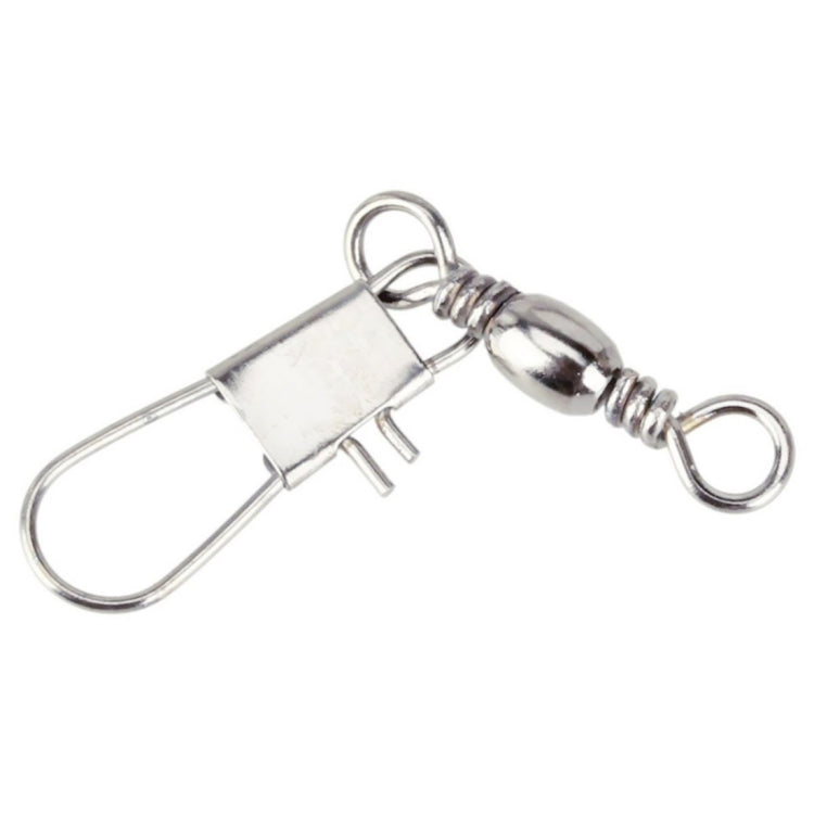 20 pièces émerillons baril 8# 3,5 cm avec anneau de sécurité à agrafe pour la pêche, 20 pièces 8# 3,5 cm
